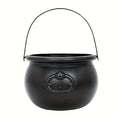 Plastic Witch Cauldron 19cm - Multi-Purpose Halloween Party Pot & Candy Bowl