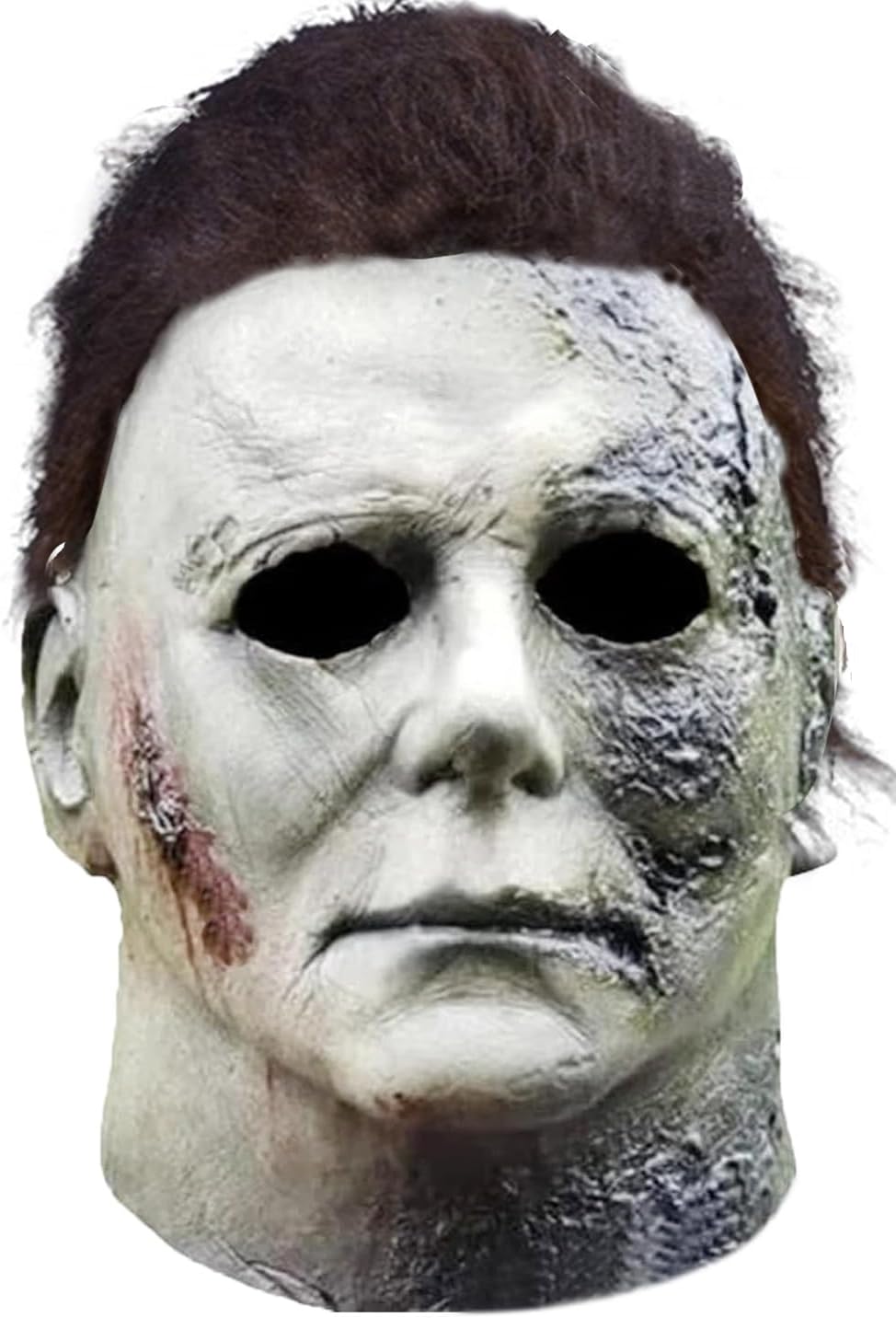 Grey-black Halloween latex horror mask option