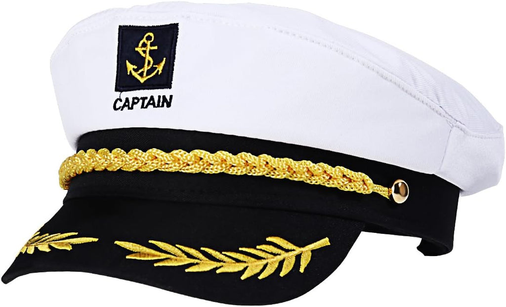 Yacht Captain Sailor Hat - Admiral Costume Accessory