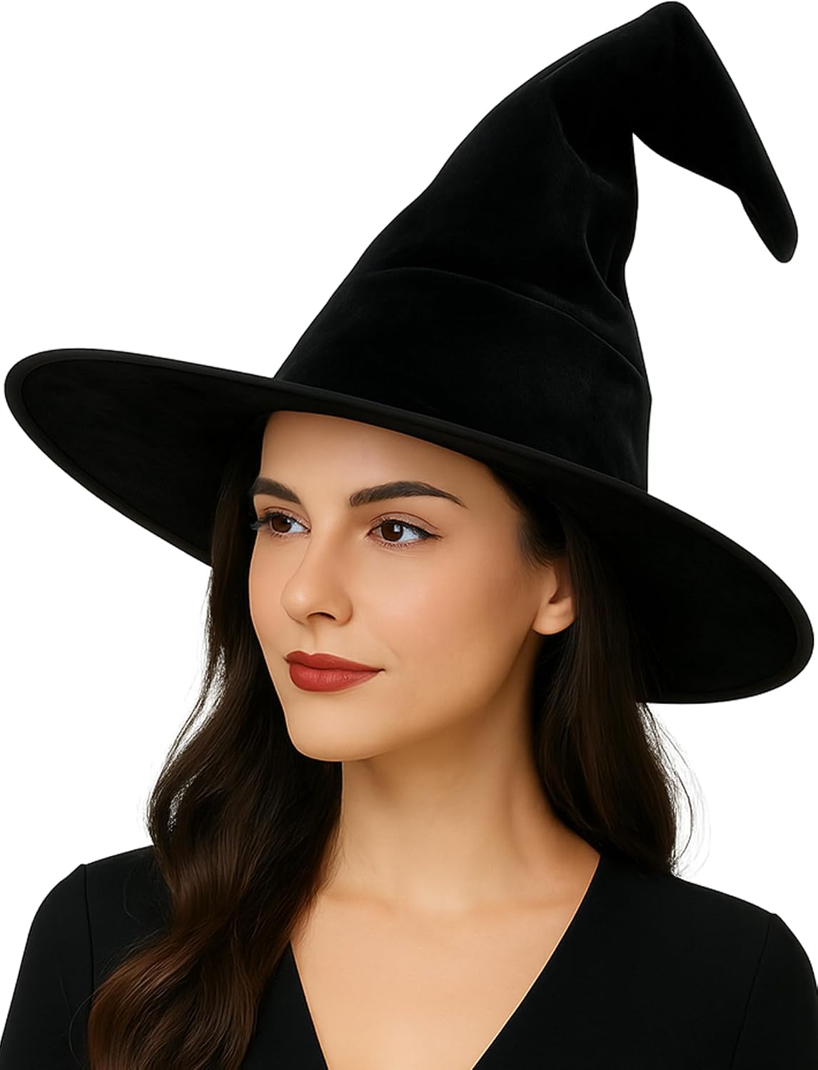 Vintage Witch Hat - Spooky Wizard Costume Hat for Halloween & Cosplay