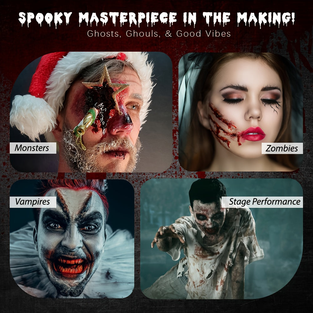 SFX makeup kit applied look