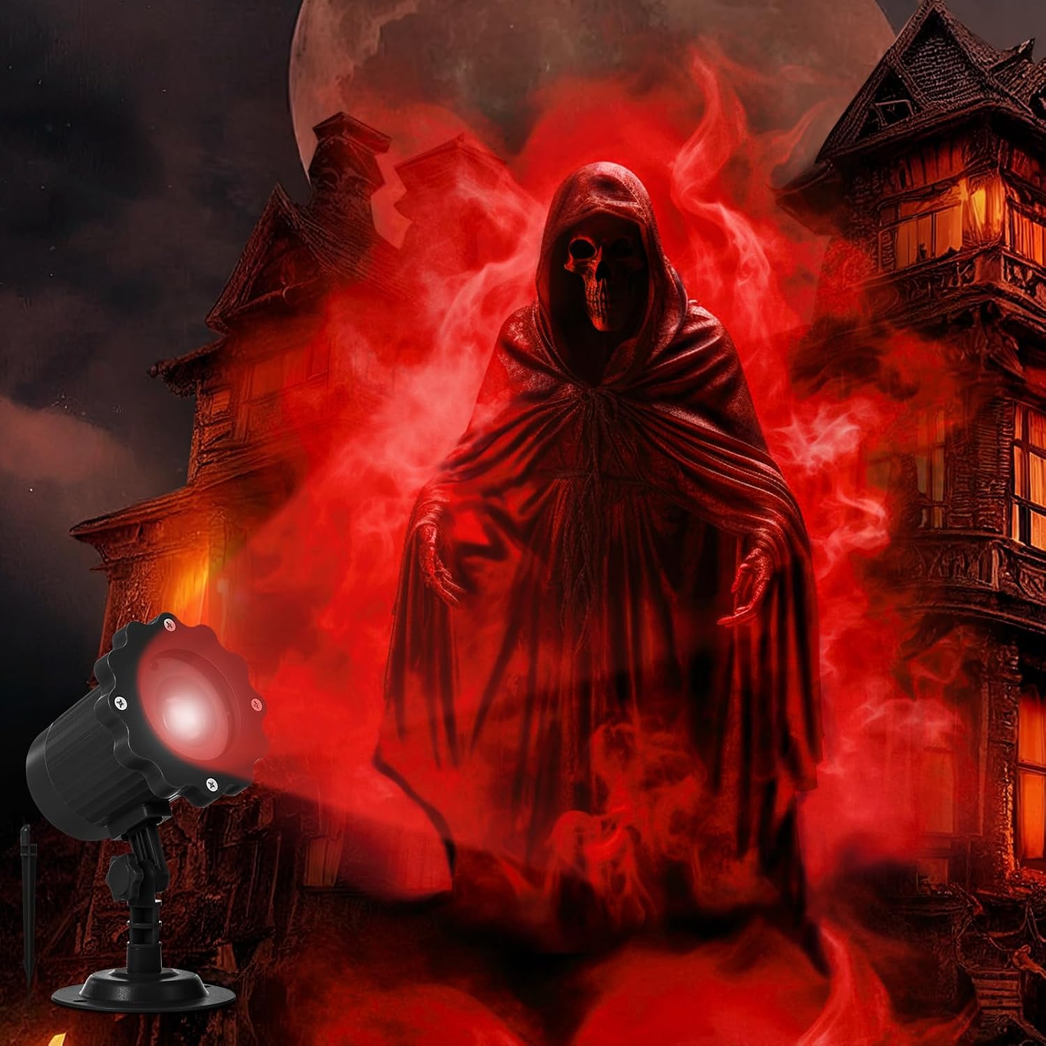 Halloween 3D projector Ghost design option