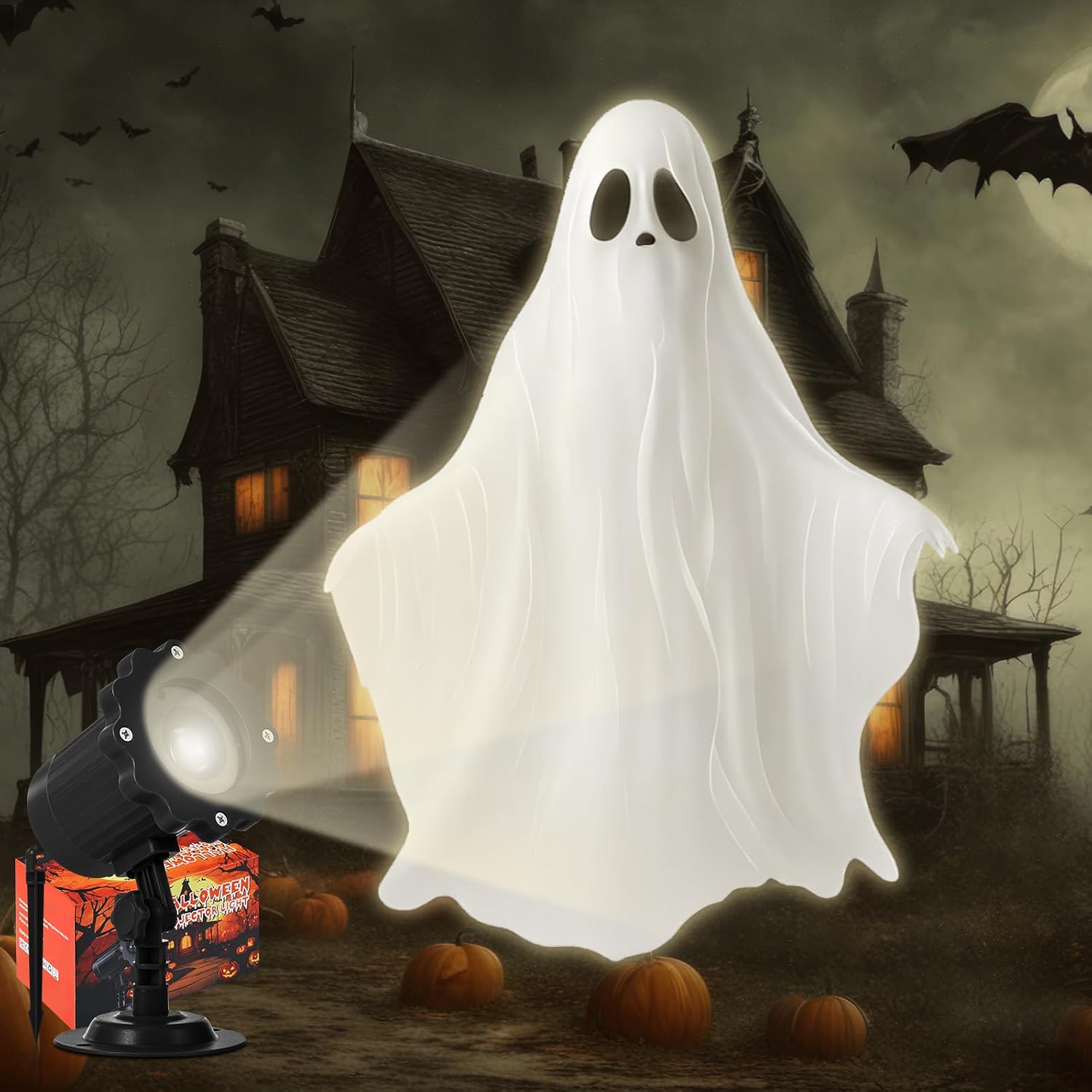 Halloween 3D projector Halloween Ghost design option