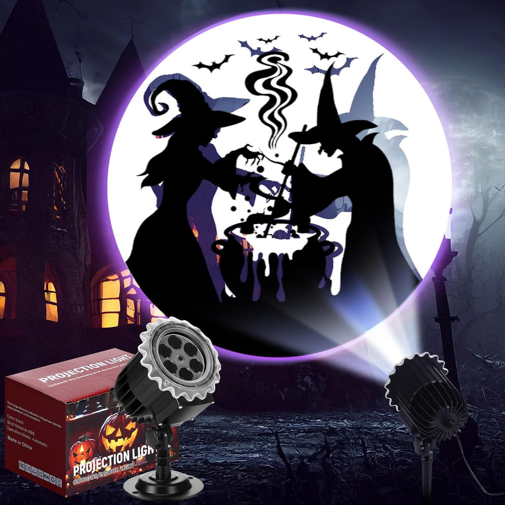 Halloween projector light Witches Poison design option