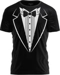Tuxedo Print Party T-Shirt - Funny Costume Tee