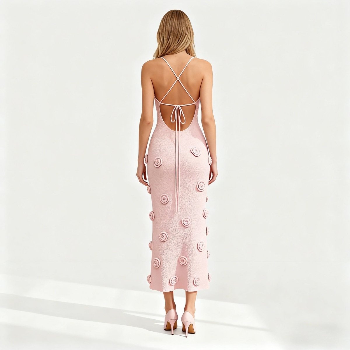 rosette knit dress Endless Rose