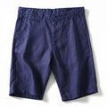 Men’s Pre-Washed Linen Relaxed Tailored Pants – Breathable Warm-Weather Trousers