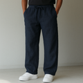 Men’s Linen Drawstring Pants – Lightweight Breathable Relaxed Fit Summer Trousers