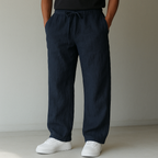 Men’s Linen Drawstring Pants – Lightweight Breathable Relaxed Fit Summer Trousers