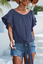 Ella | Elegant Ruffle Sleeve Women's Top for Going Out 4
