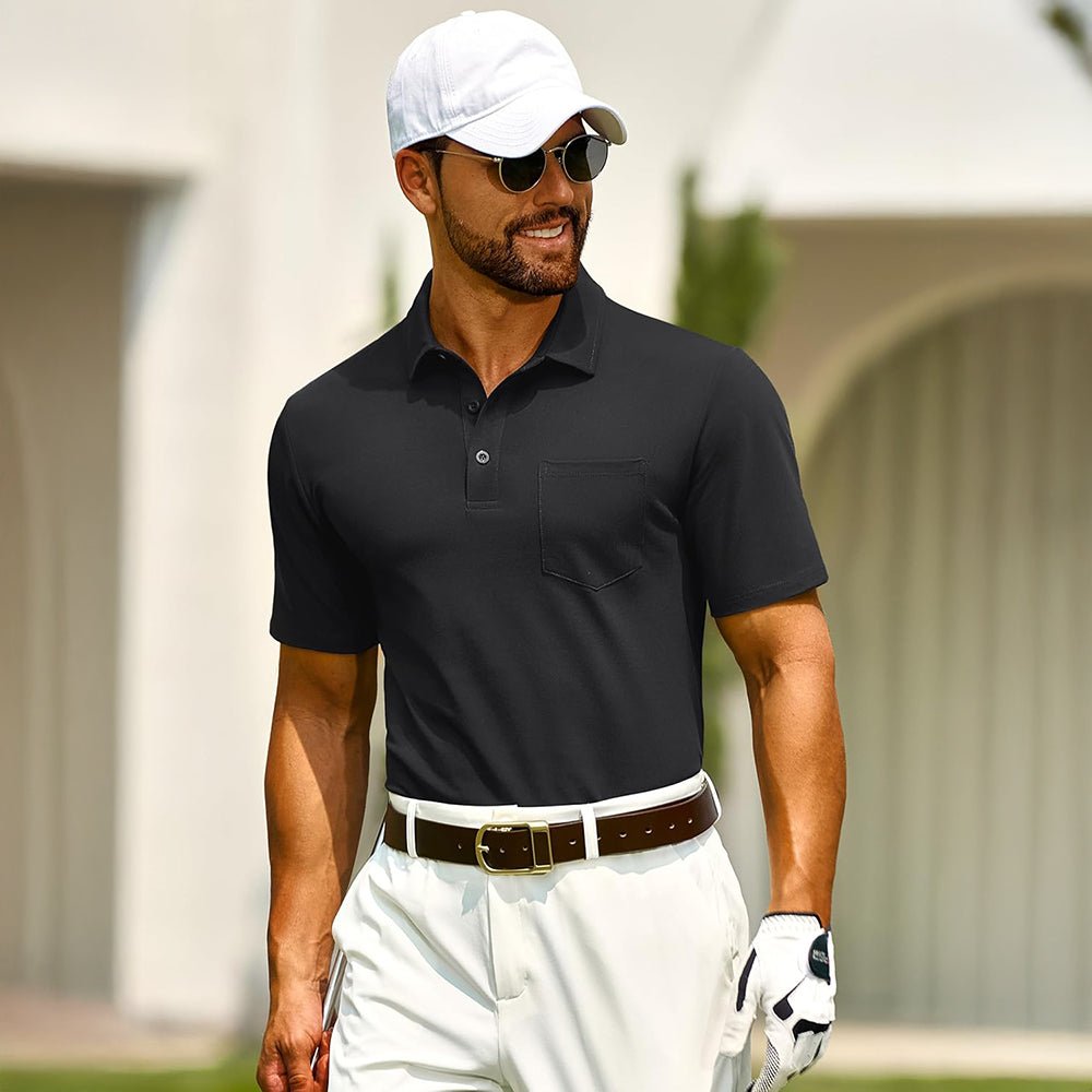 Ethan | Comfortable Breathable Golf Polo Shirt for Men 5