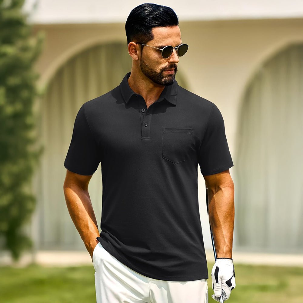 Ethan | Comfortable Breathable Golf Polo Shirt for Men 6
