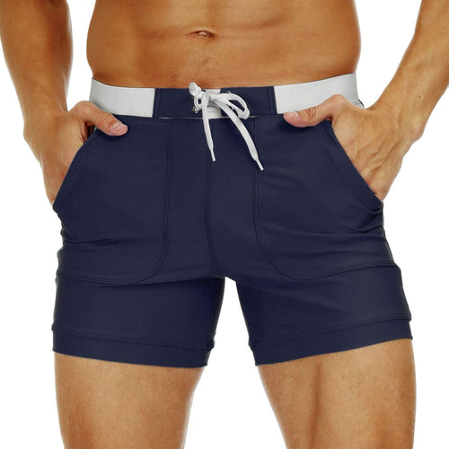 Ethan | Stylish Comfortable Square Leg Mens Swim Trunks 1