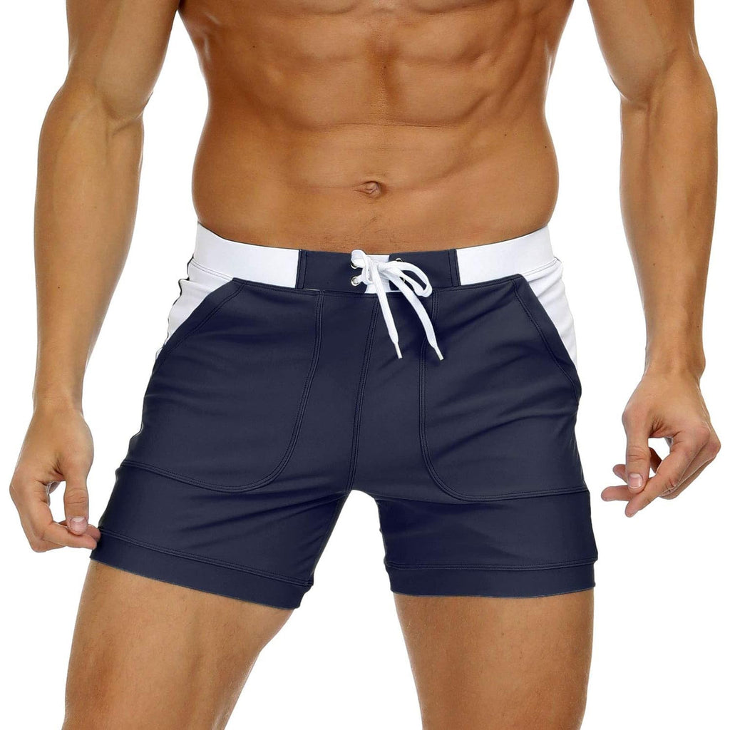 Ethan | Stylish Comfortable Square Leg Mens Swim Trunks 2