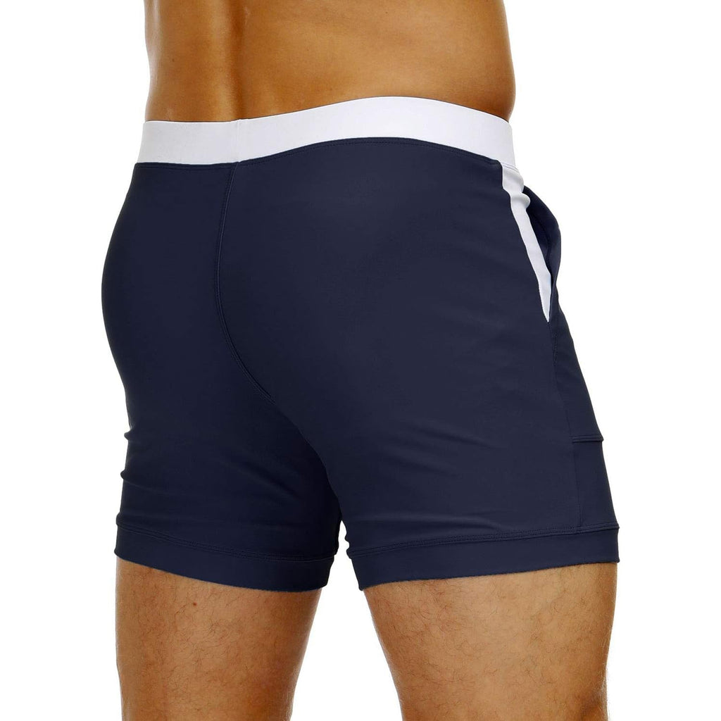Ethan | Stylish Comfortable Square Leg Mens Swim Trunks 3