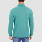 Men’s Moisture-Wicking Performance Polo Shirt – Lightweight Quick-Dry Athletic Golf Shir