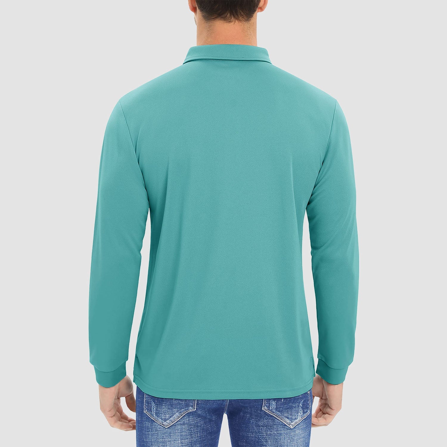 Men’s Moisture-Wicking Performance Polo Shirt – Lightweight Quick-Dry Athletic Golf Shir