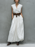 Elegant White Maxi Dress for Women