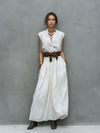 Elegant White Maxi Dress for Women
