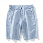 Men’s Premium Pre-Washed Linen Shorts – Relaxed Straight Fit Breathable Summer Casual Shorts