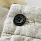 Men’s Premium Pre-Washed Linen Shorts – Relaxed Straight Fit Breathable Summer Casual Shorts
