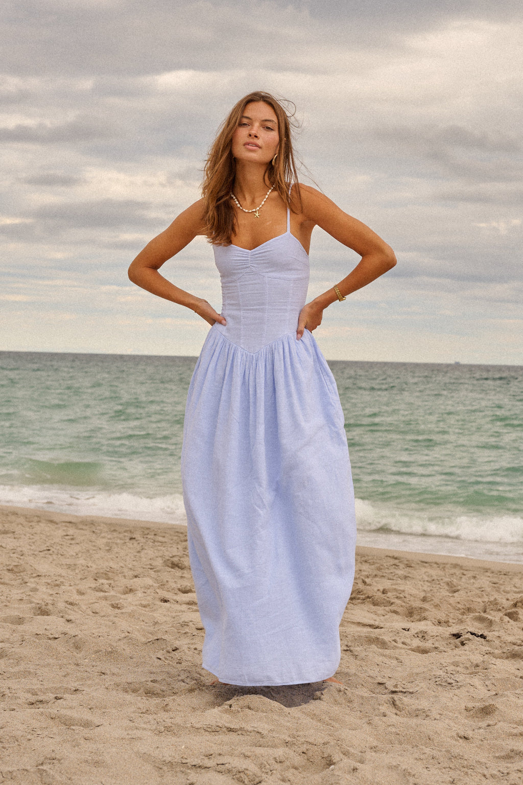 Vanessa Dress — Women’s Minimalist Flowing Summer Dress for Casual & Elegant Occasions
