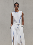 Breezy Elegant White Maxi Dress