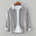 Men’s Retro Corduroy Shirt – Timeless Elegant Casual Fit Shirt