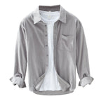 Men’s Retro Corduroy Shirt – Timeless Elegant Casual Fit Shirt