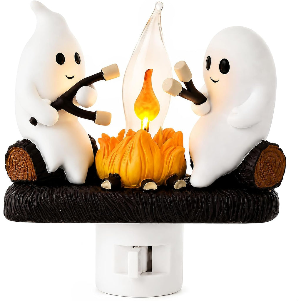 Ghost campfire flickering flame night light