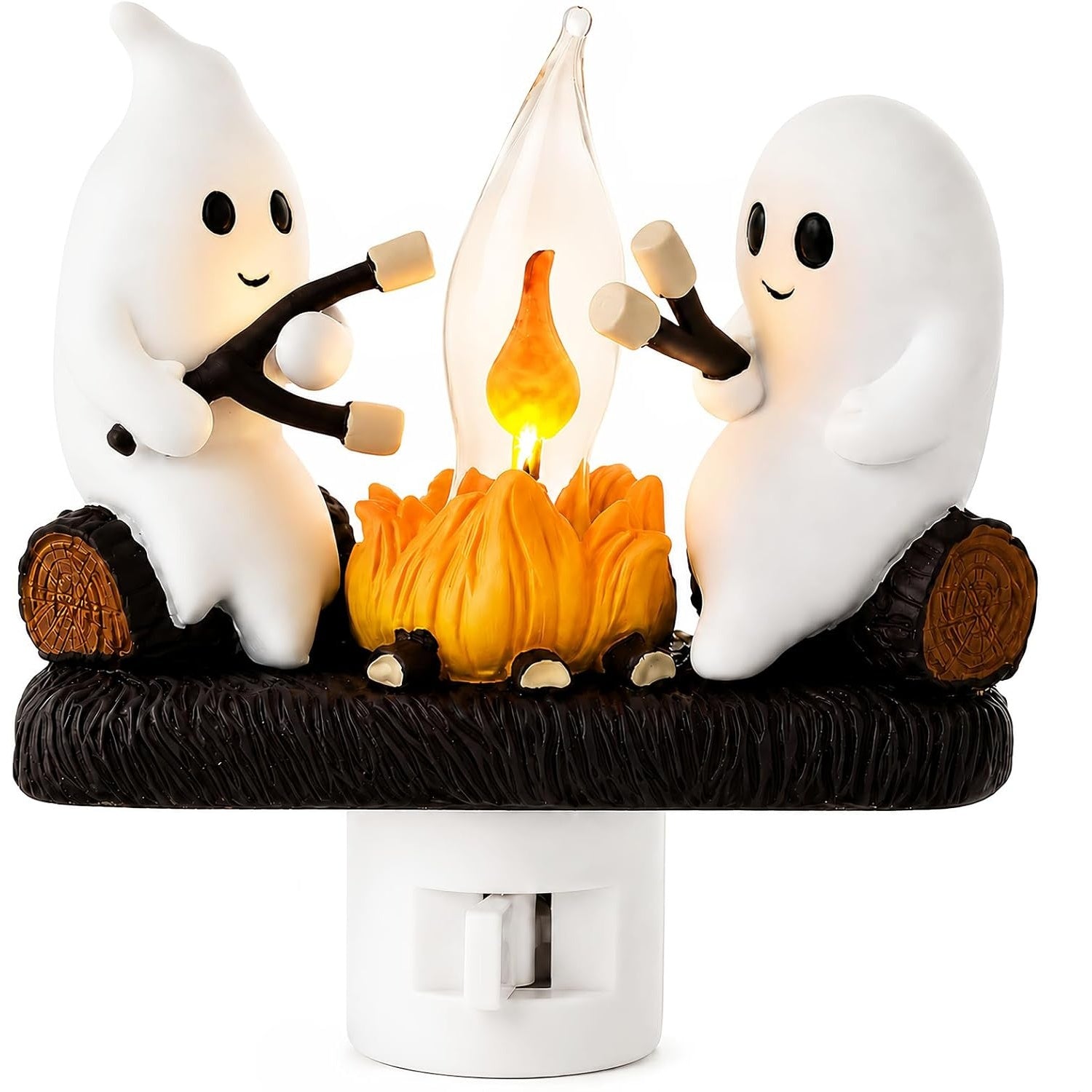 Ghost campfire flickering flame night light