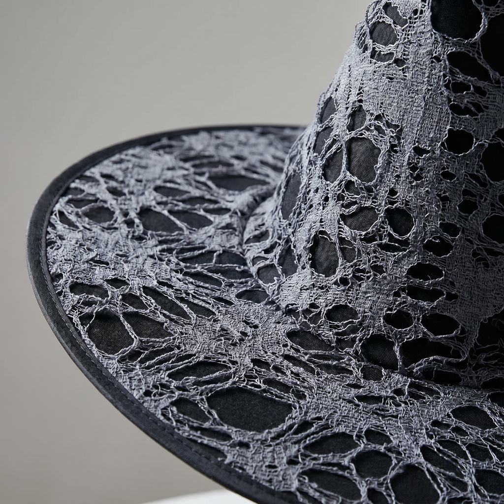 Vintage Witch Hat - Spooky Wizard Costume Hat for Halloween & Cosplay