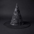 Vintage Witch Hat - Spooky Wizard Costume Hat for Halloween & Cosplay