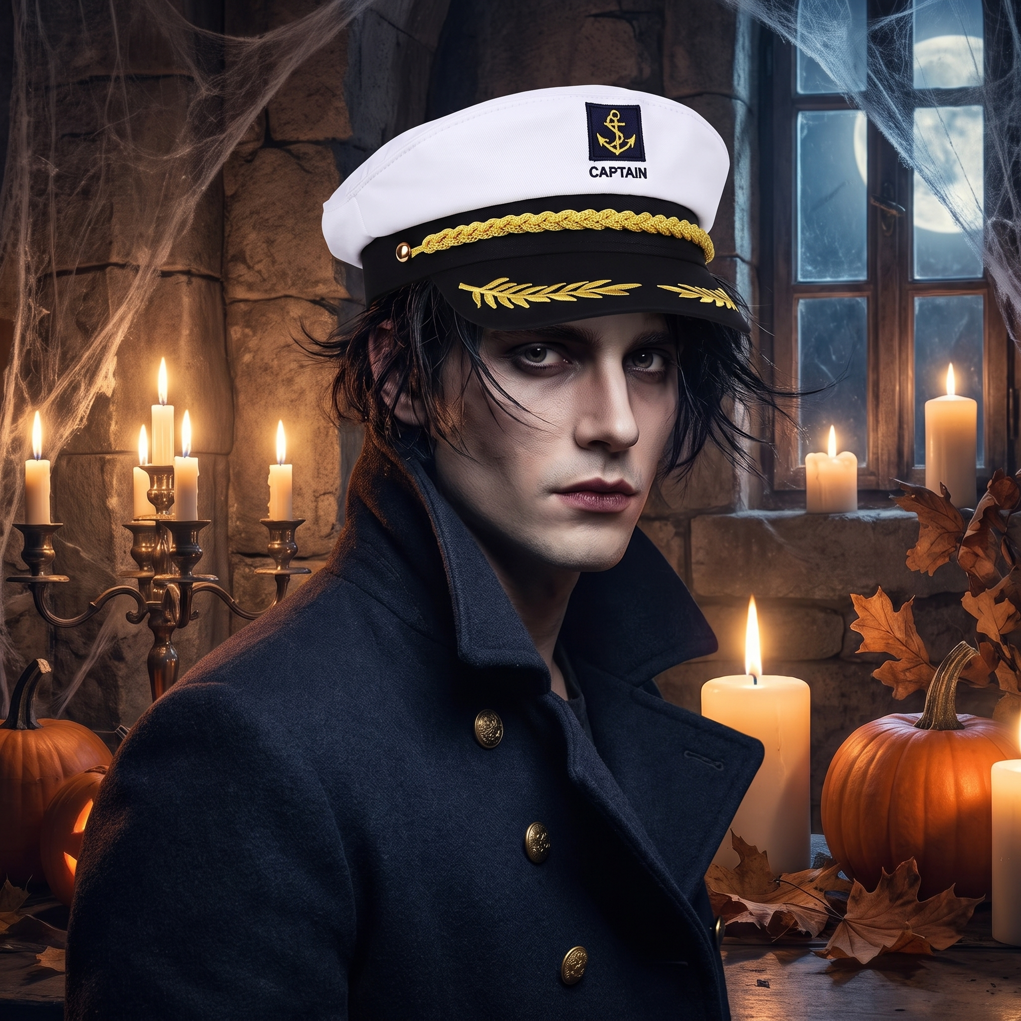 Yacht Captain Sailor Hat - Admiral Costume Accessory
