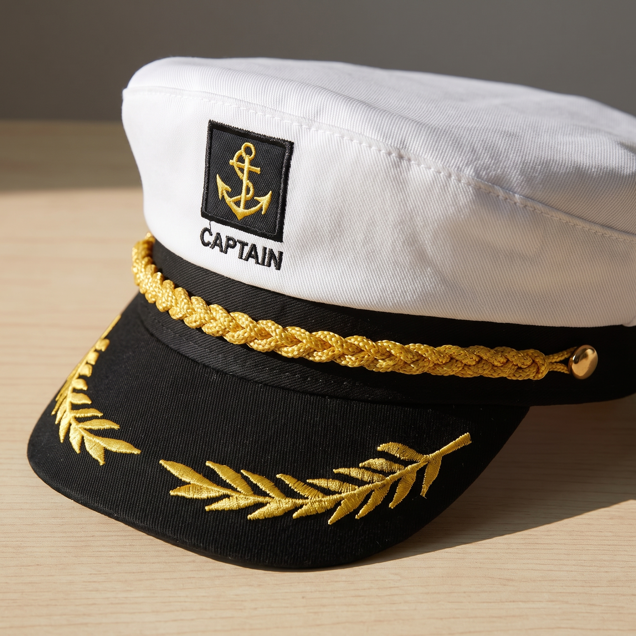 Yacht Captain Sailor Hat - Admiral Costume Accessory