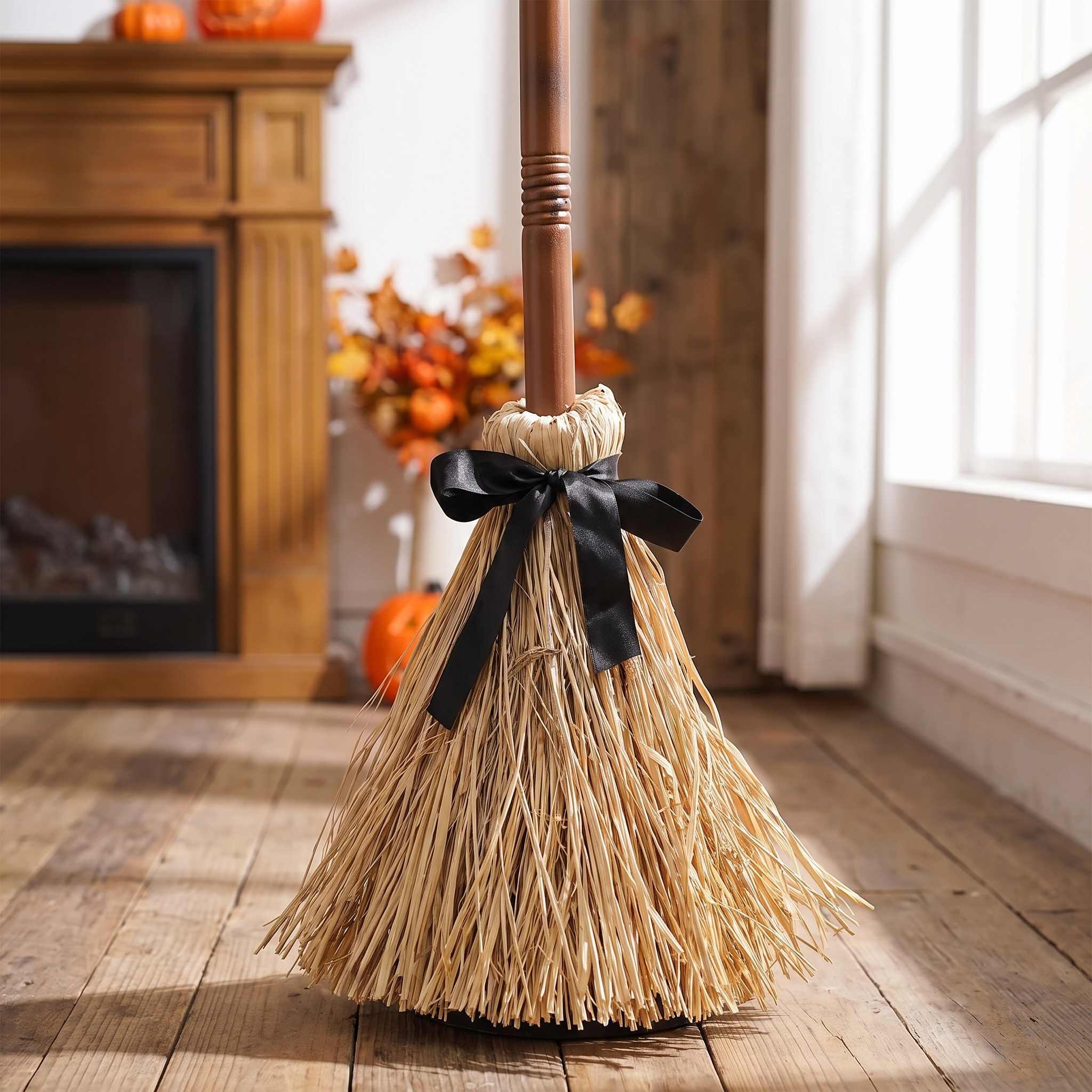 Floating Witch Broom - Magic Levitating Dancing Broomstick Halloween Prop