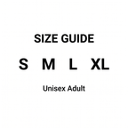 Size guide - S M L XL Unisex Adult