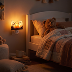 Ghost night light in a child's bedroom