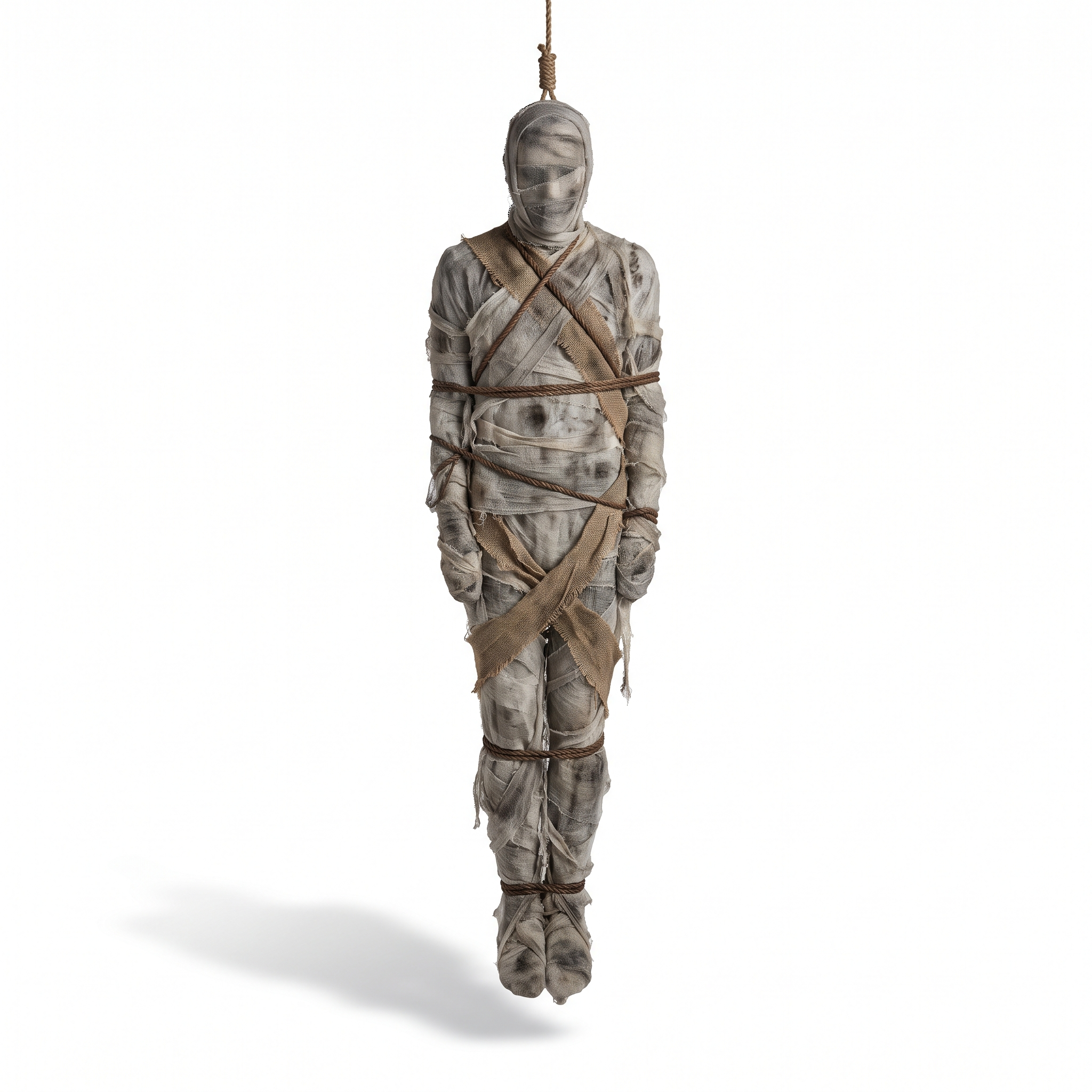 5 ft hanging wrapped corpse Halloween prop