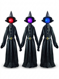 Three glowing witches white hero