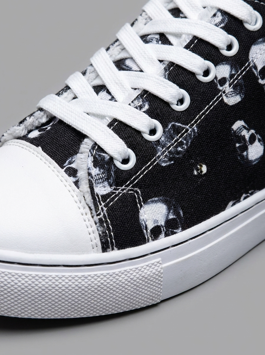 Sneaker material and sole detail