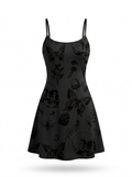 Skull cami dress white hero