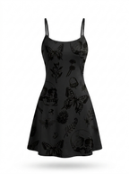 Skull cami dress white hero