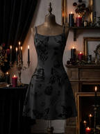 Skull cami dress on a dress form
