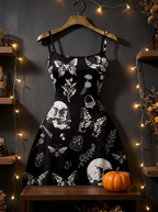 Skull cami dress on a boutique hanger