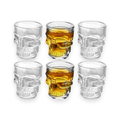 Skull Shot Glasses - white background