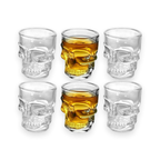 Skull Shot Glasses - white background