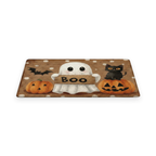 Ghost Halloween Doormat BOO - white background