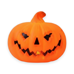 Halloween Pumpkin Ghost-Face LED Lamp - white background