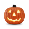 Light-Up LED Pumpkin Lantern - white background